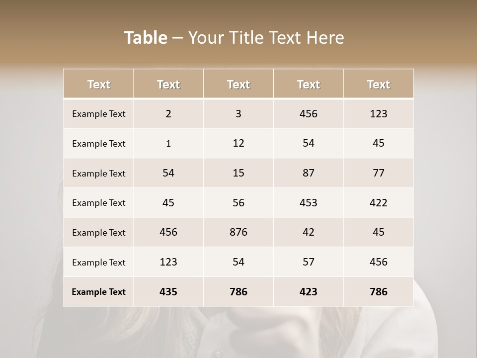 Isolated Blonde Lipstick PowerPoint Template