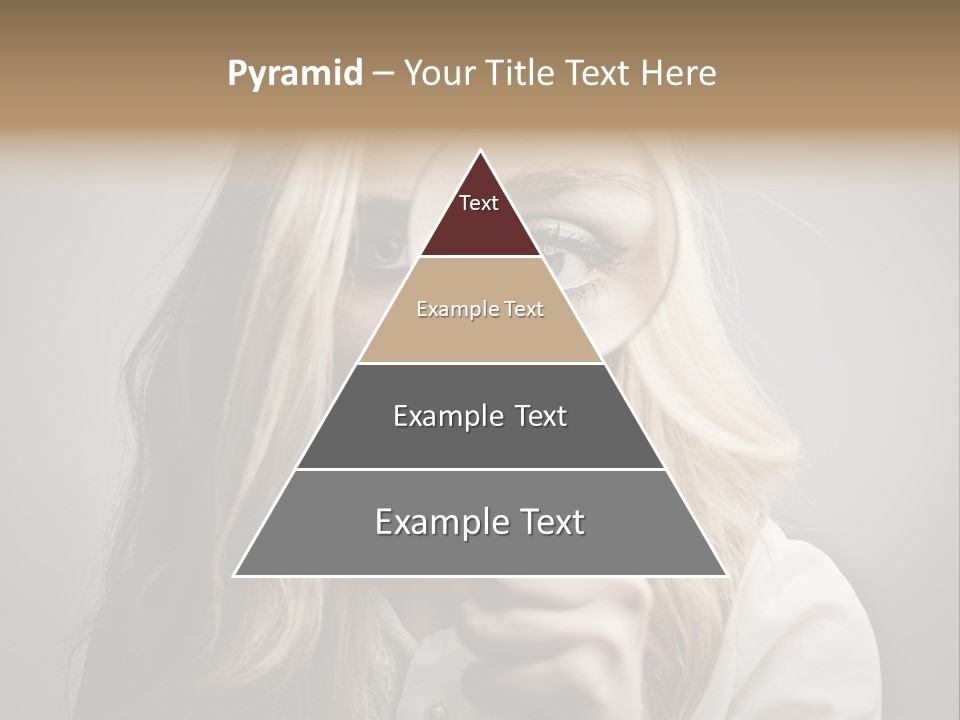 Isolated Blonde Lipstick PowerPoint Template