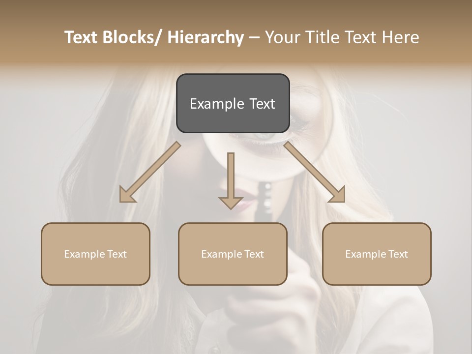 Isolated Blonde Lipstick PowerPoint Template