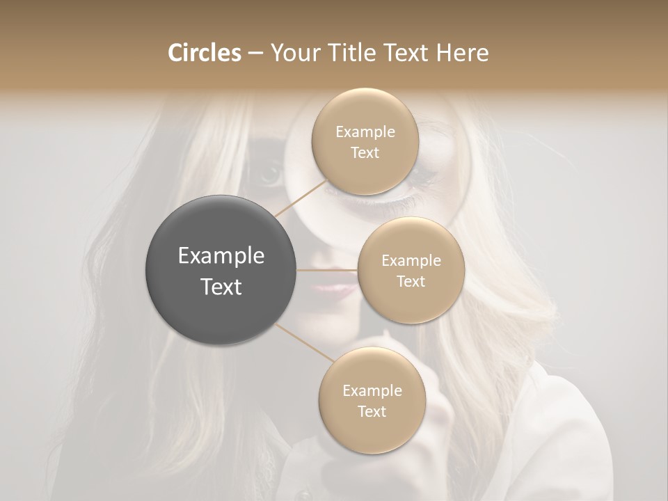 Isolated Blonde Lipstick PowerPoint Template