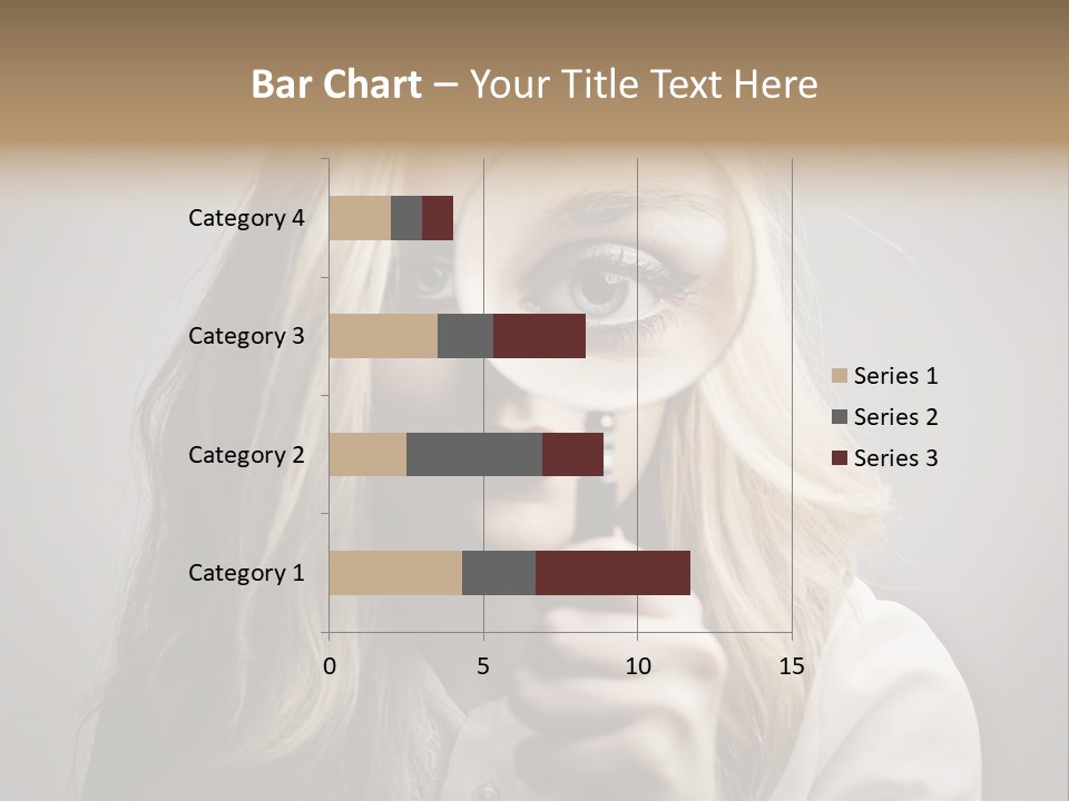 Isolated Blonde Lipstick PowerPoint Template