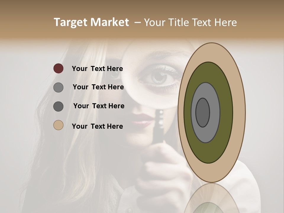 Isolated Blonde Lipstick PowerPoint Template