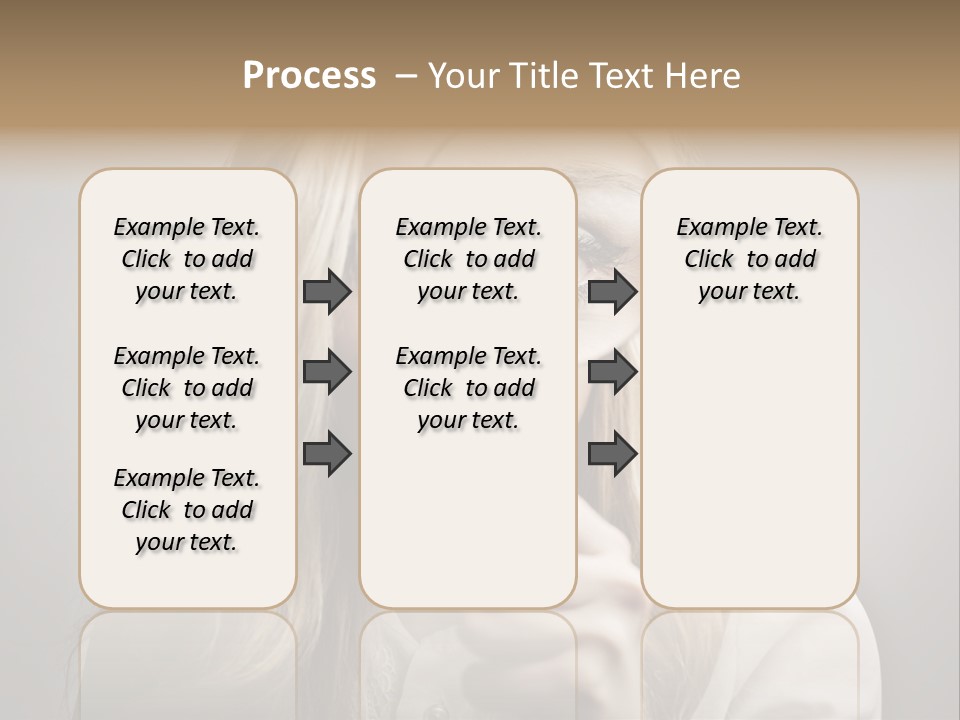 Isolated Blonde Lipstick PowerPoint Template
