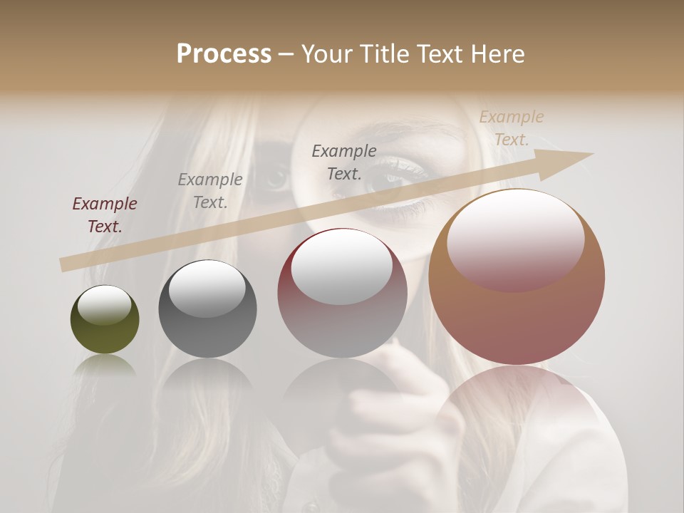 Isolated Blonde Lipstick PowerPoint Template