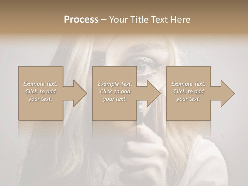 Isolated Blonde Lipstick PowerPoint Template