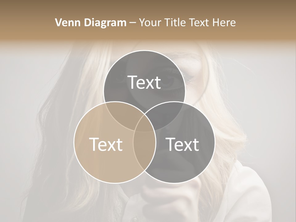 Isolated Blonde Lipstick PowerPoint Template