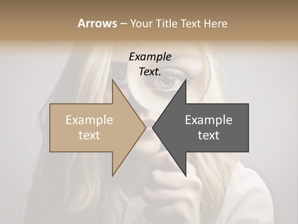 Isolated Blonde Lipstick PowerPoint Template