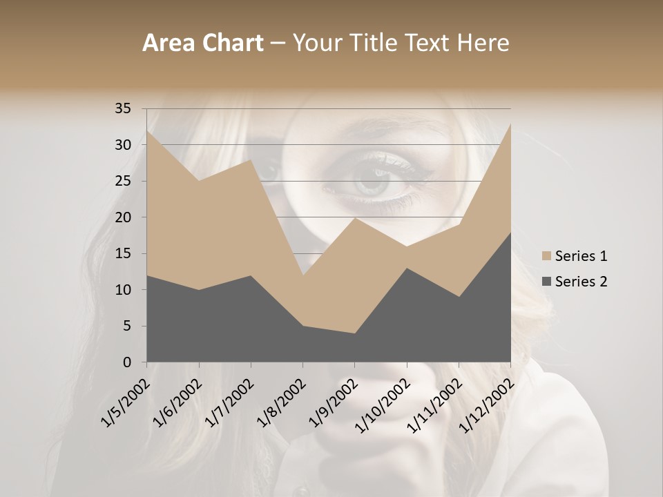 Isolated Blonde Lipstick PowerPoint Template