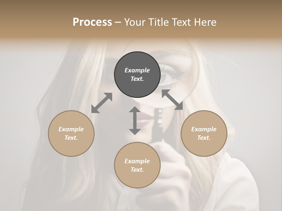 Isolated Blonde Lipstick PowerPoint Template
