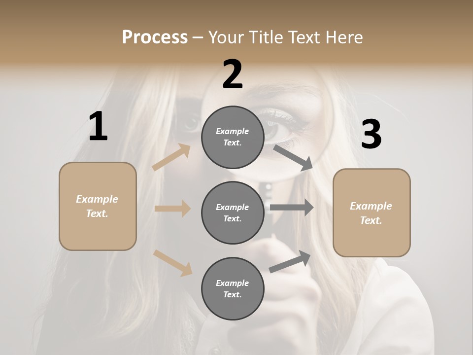 Isolated Blonde Lipstick PowerPoint Template