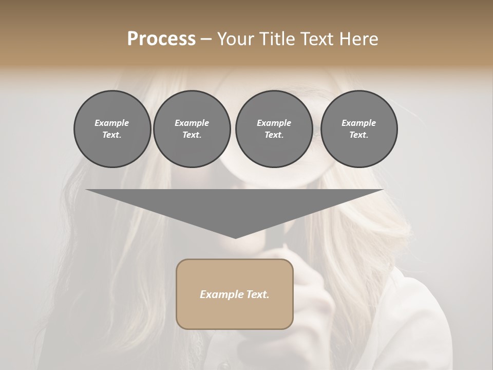 Isolated Blonde Lipstick PowerPoint Template