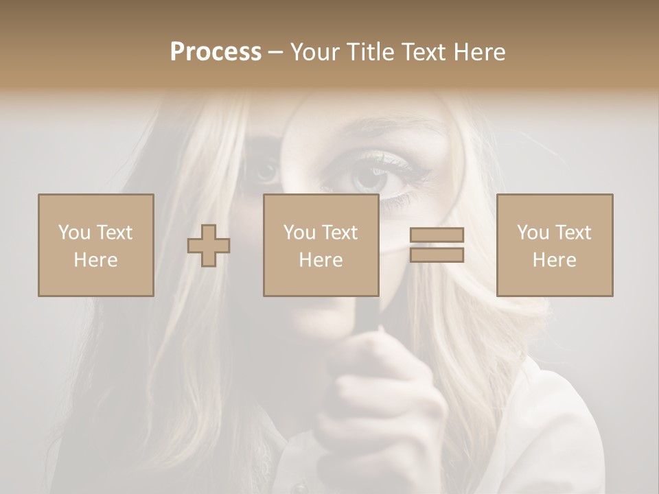 Isolated Blonde Lipstick PowerPoint Template