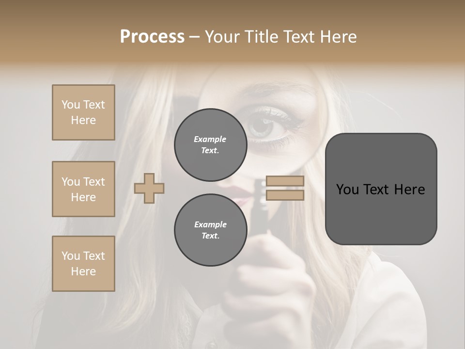 Isolated Blonde Lipstick PowerPoint Template