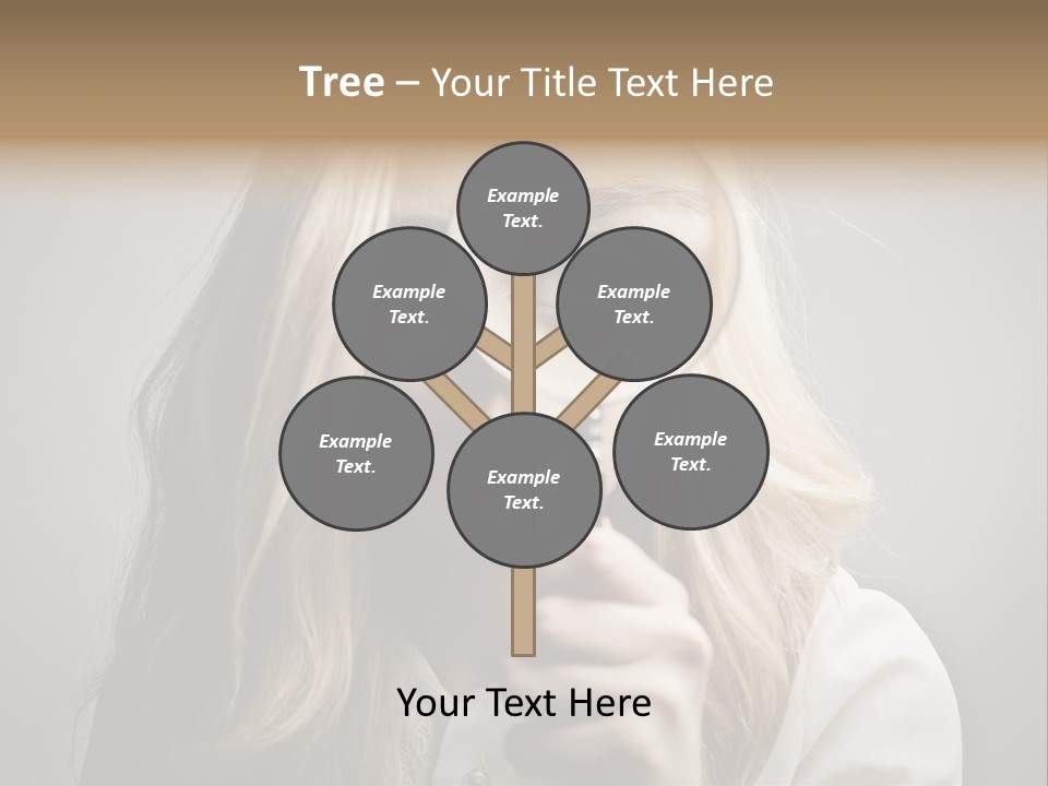 Isolated Blonde Lipstick PowerPoint Template