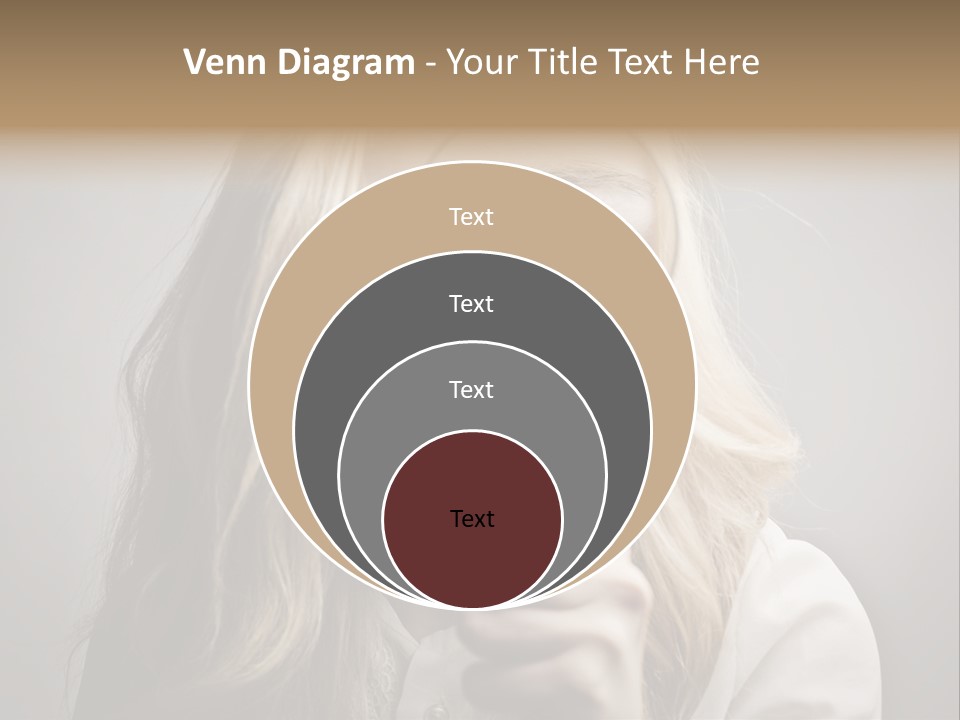 Isolated Blonde Lipstick PowerPoint Template