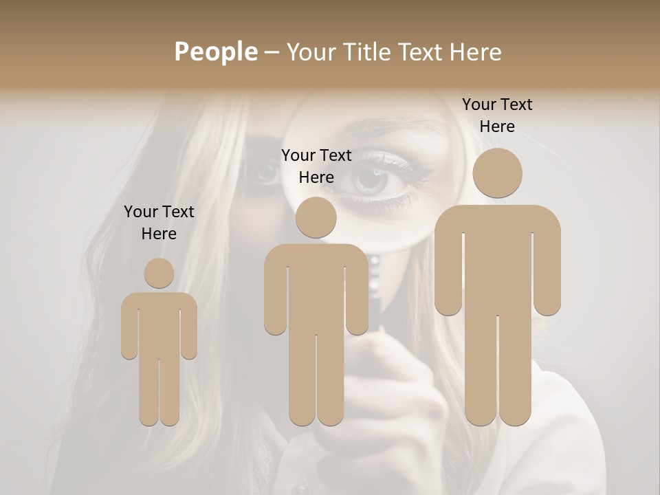 Isolated Blonde Lipstick PowerPoint Template