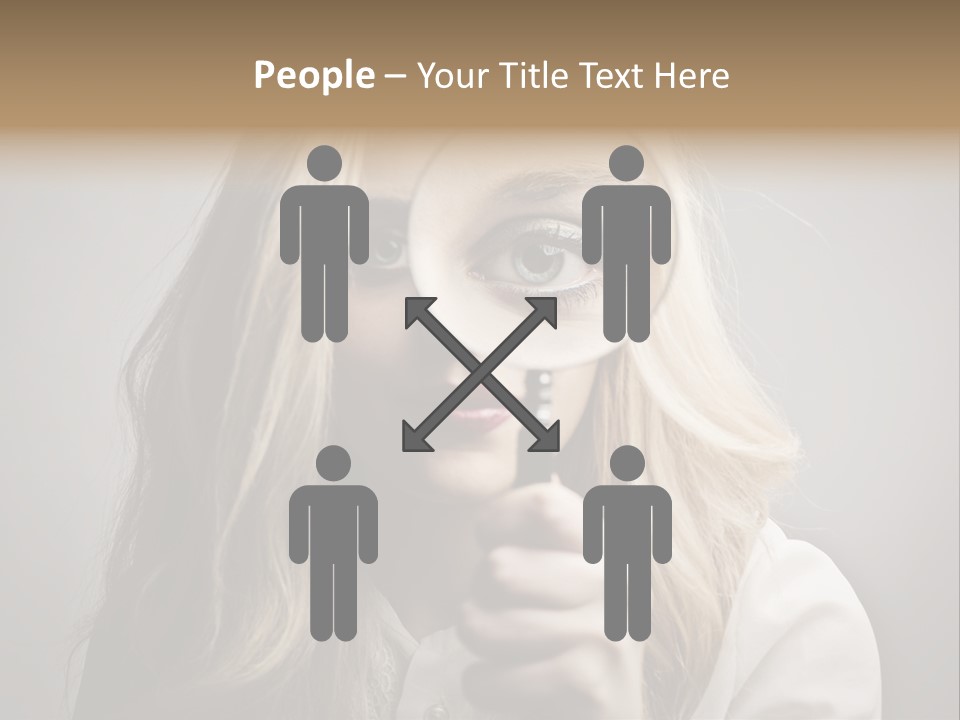 Isolated Blonde Lipstick PowerPoint Template