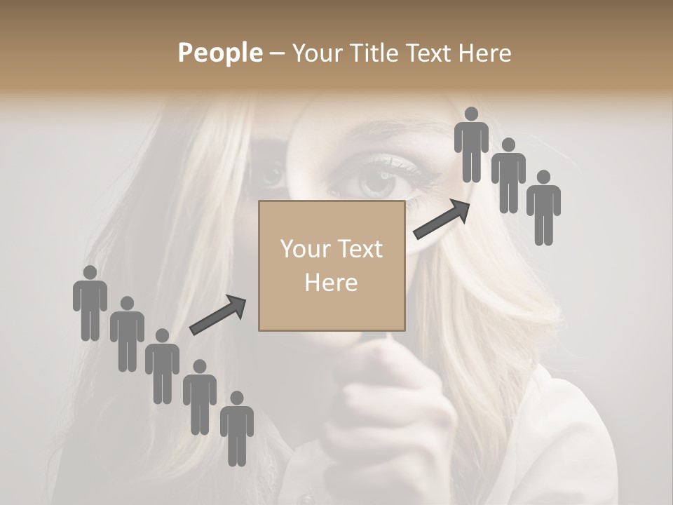 Isolated Blonde Lipstick PowerPoint Template