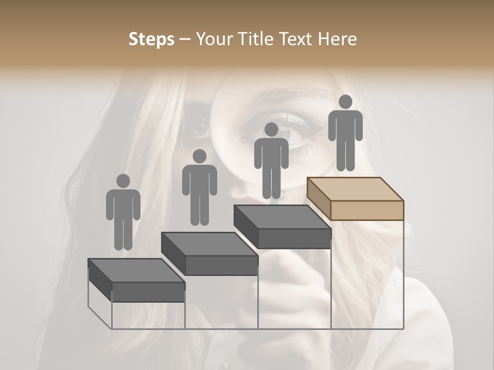 Isolated Blonde Lipstick PowerPoint Template