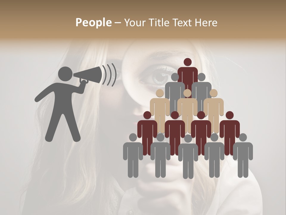 Isolated Blonde Lipstick PowerPoint Template