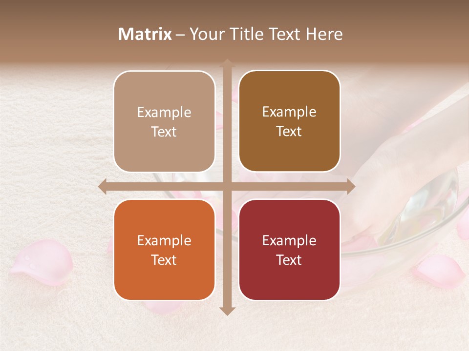 Day Relax Hand PowerPoint Template