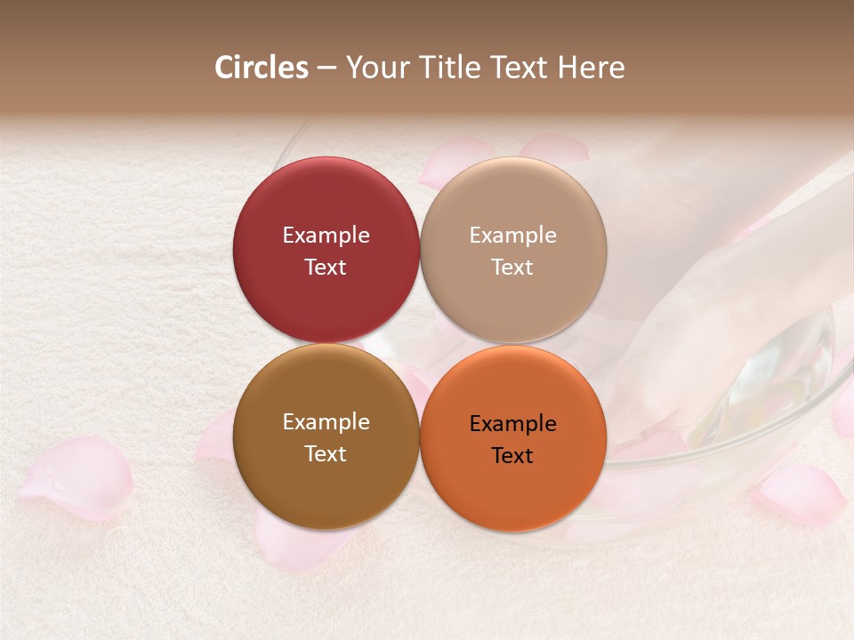 Day Relax Hand PowerPoint Template