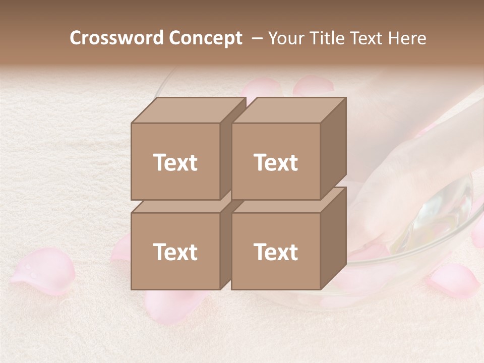 Day Relax Hand PowerPoint Template