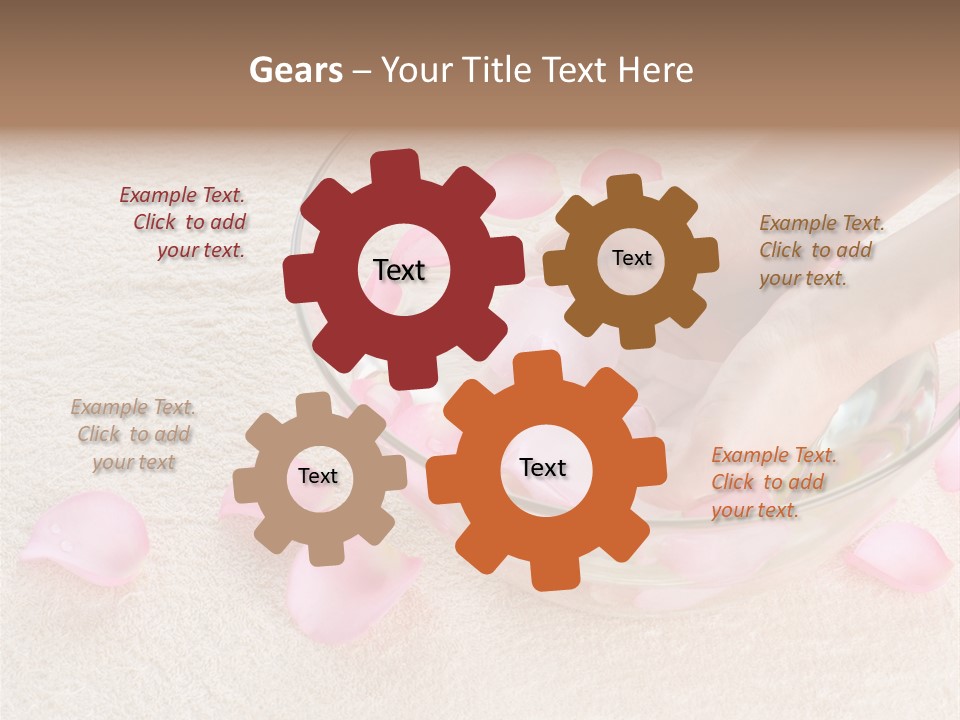 Day Relax Hand PowerPoint Template