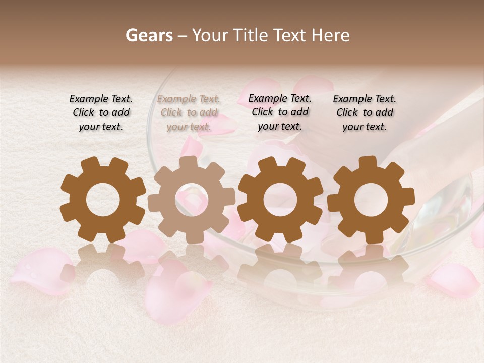 Day Relax Hand PowerPoint Template