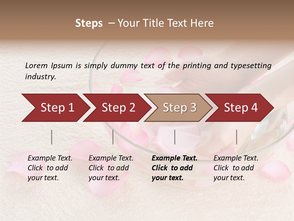 Day Relax Hand PowerPoint Template