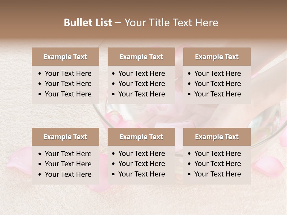 Day Relax Hand PowerPoint Template