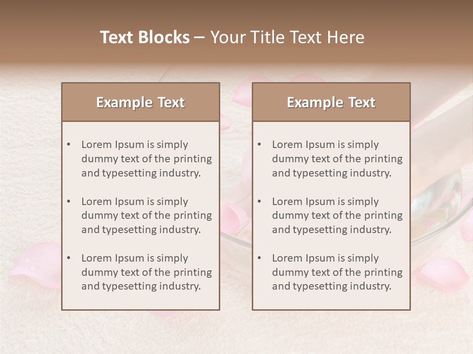Day Relax Hand PowerPoint Template