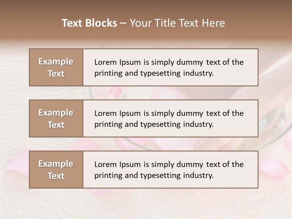 Day Relax Hand PowerPoint Template