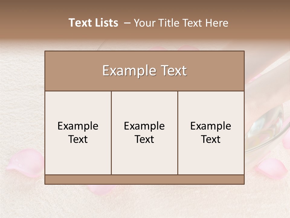 Day Relax Hand PowerPoint Template