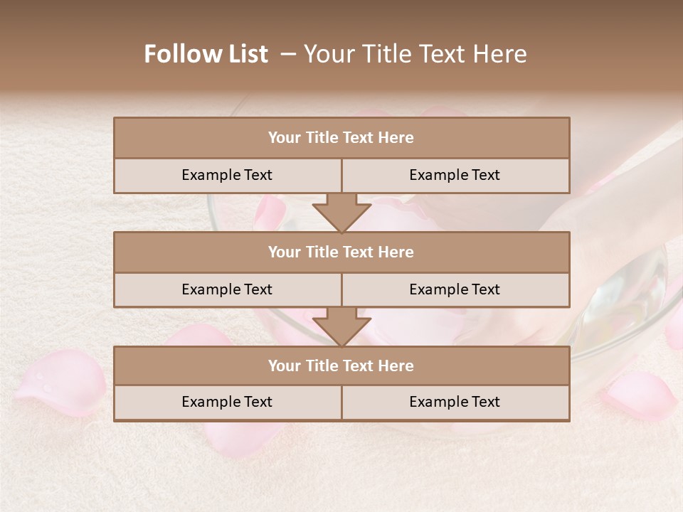 Day Relax Hand PowerPoint Template
