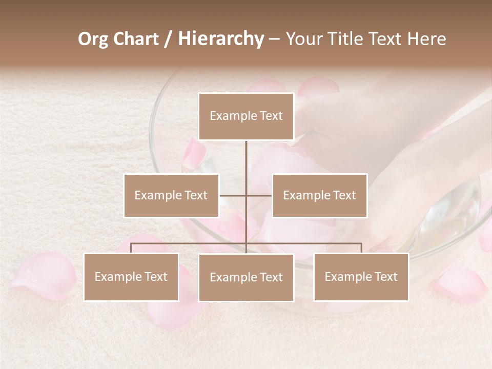 Day Relax Hand PowerPoint Template