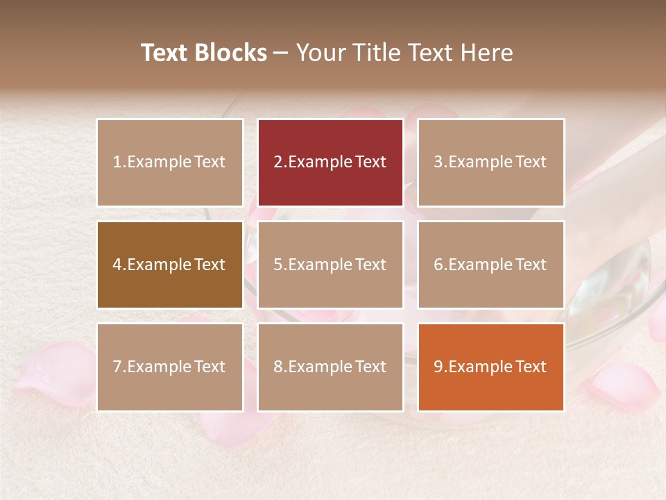 Day Relax Hand PowerPoint Template