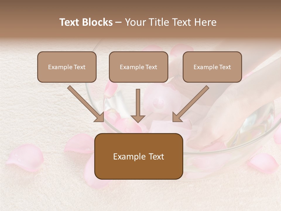 Day Relax Hand PowerPoint Template