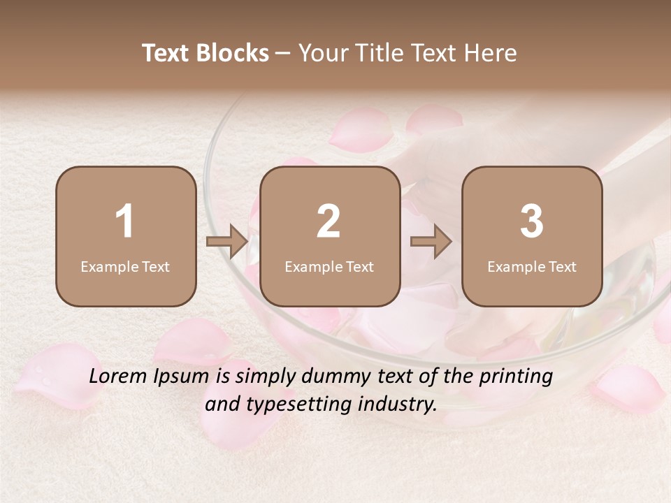 Day Relax Hand PowerPoint Template