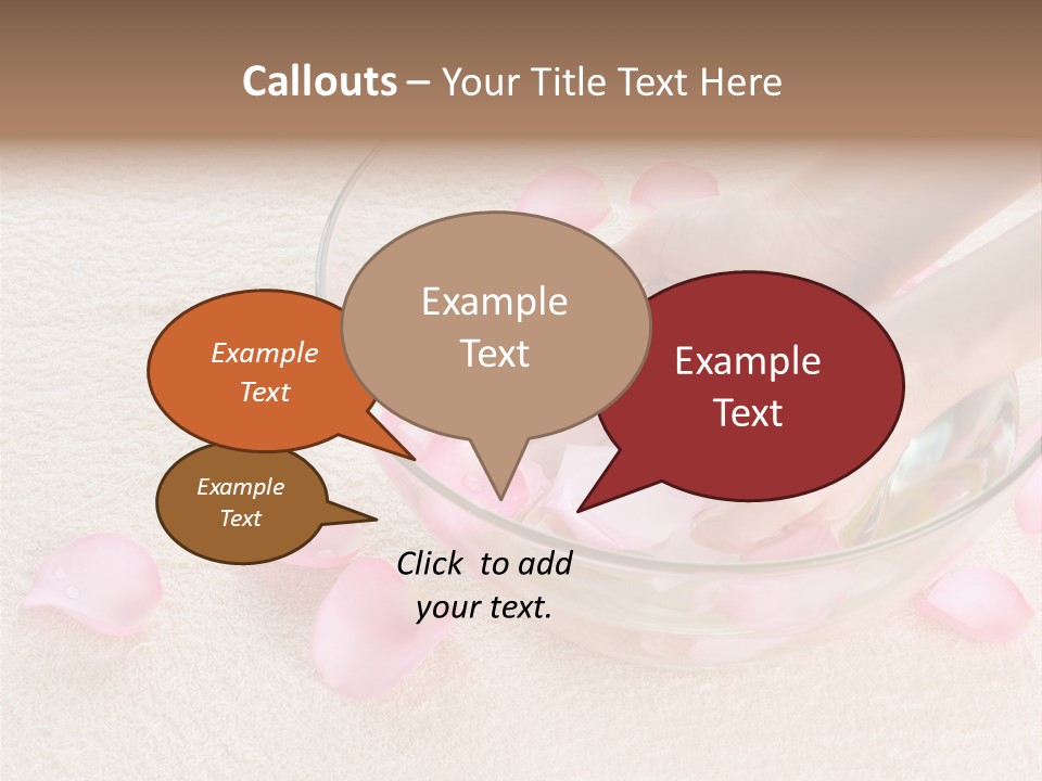 Day Relax Hand PowerPoint Template