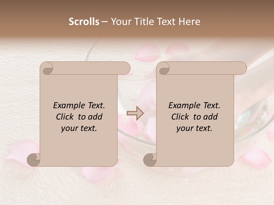 Day Relax Hand PowerPoint Template
