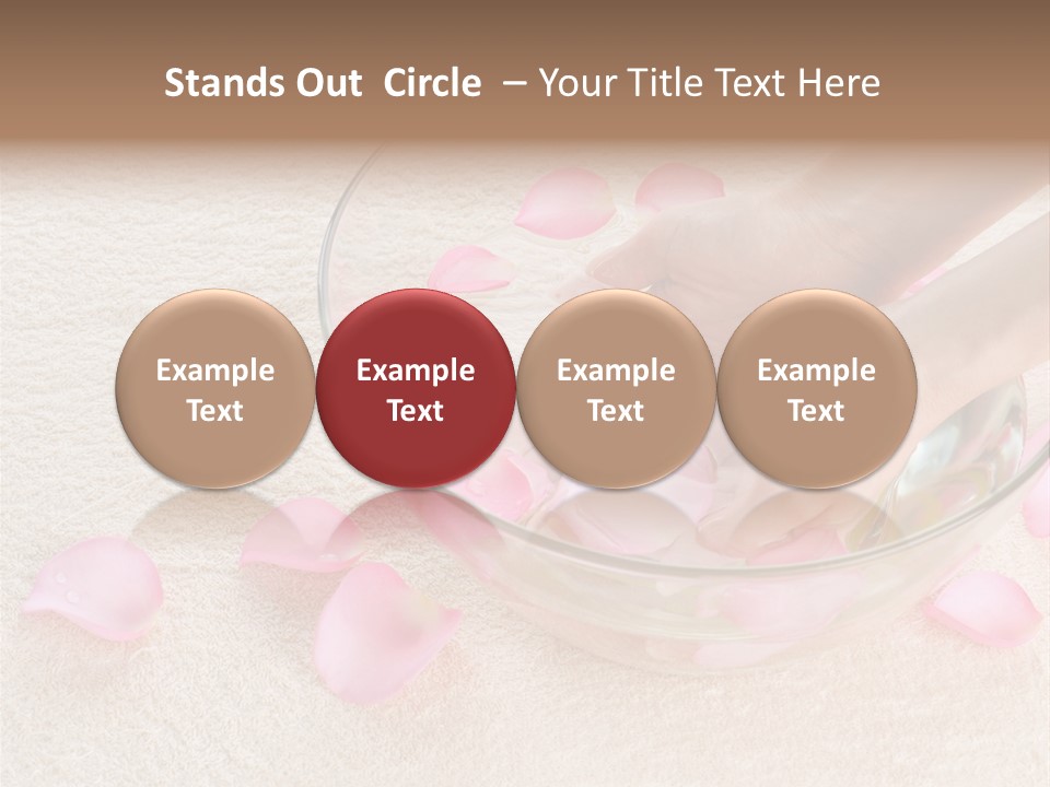 Day Relax Hand PowerPoint Template