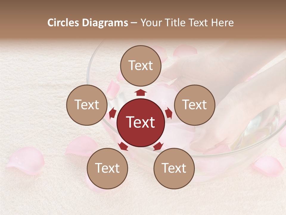 Day Relax Hand PowerPoint Template