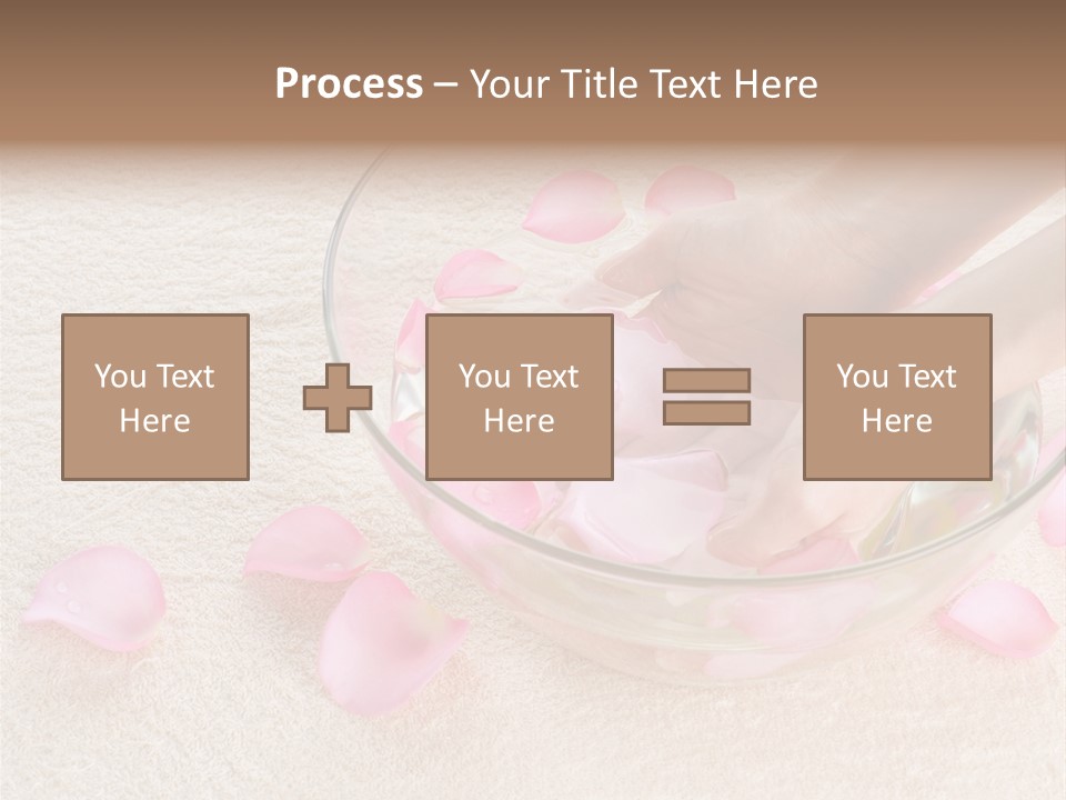 Day Relax Hand PowerPoint Template