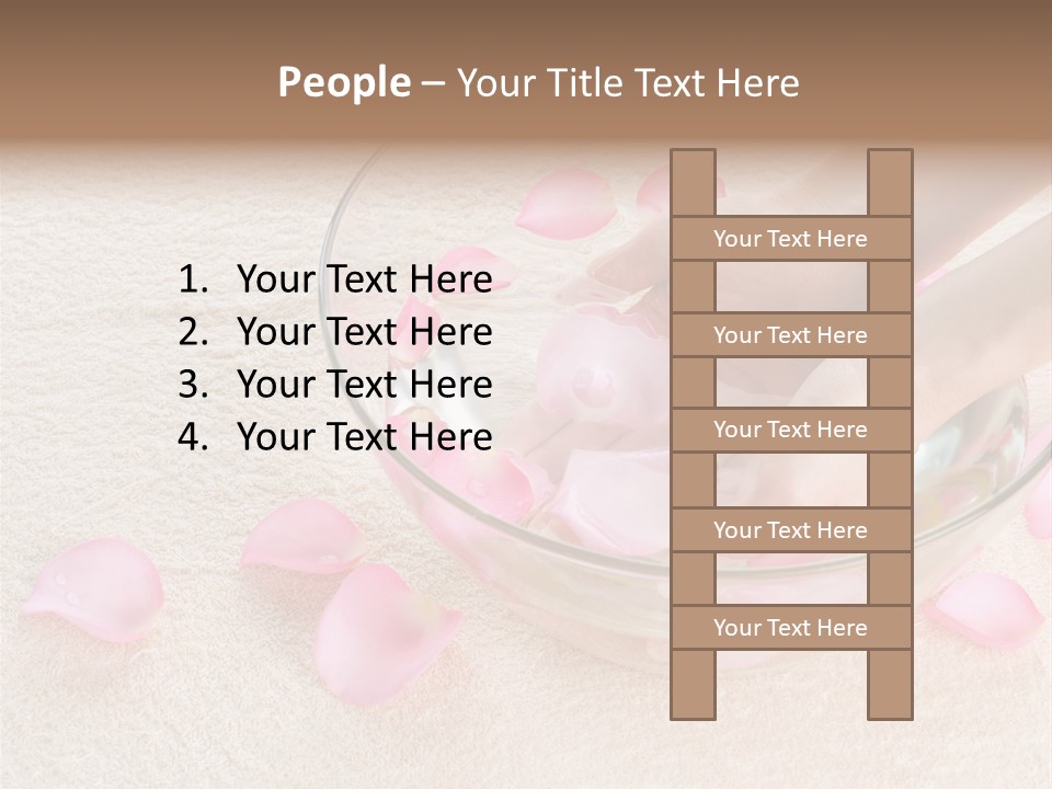 Day Relax Hand PowerPoint Template