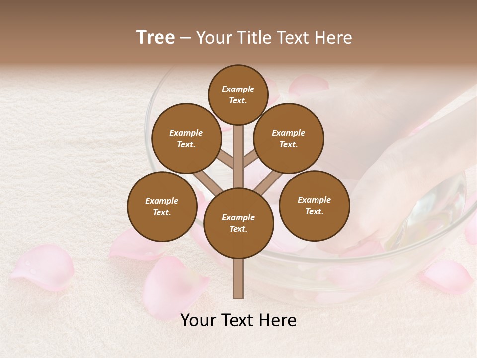 Day Relax Hand PowerPoint Template