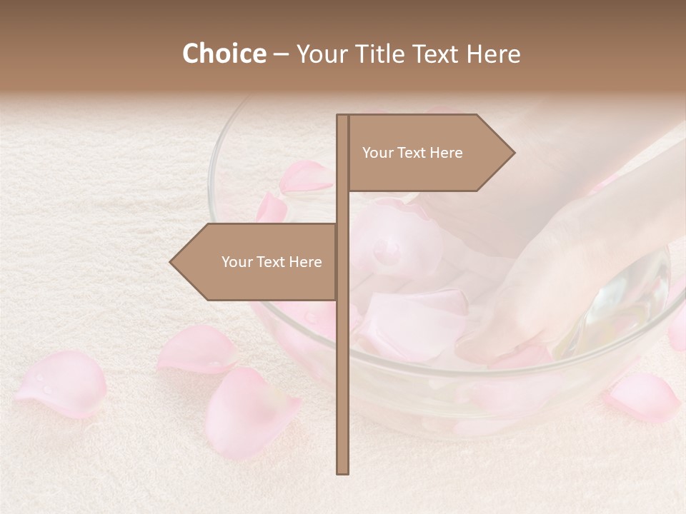 Day Relax Hand PowerPoint Template