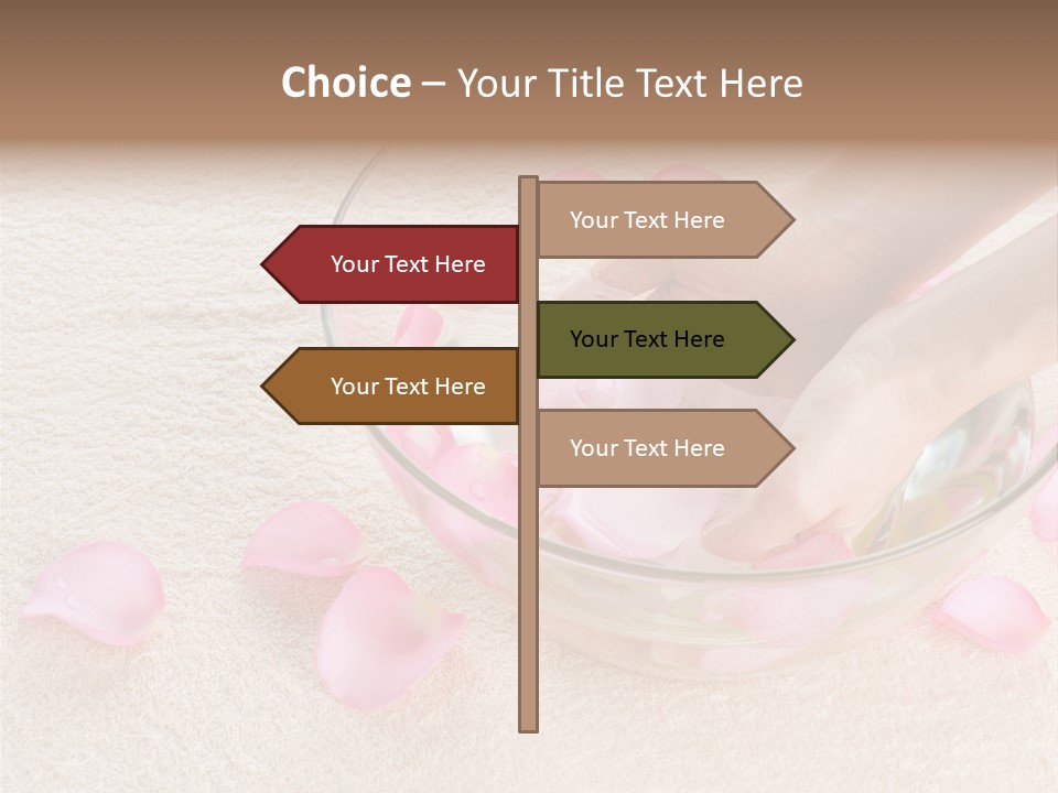 Day Relax Hand PowerPoint Template