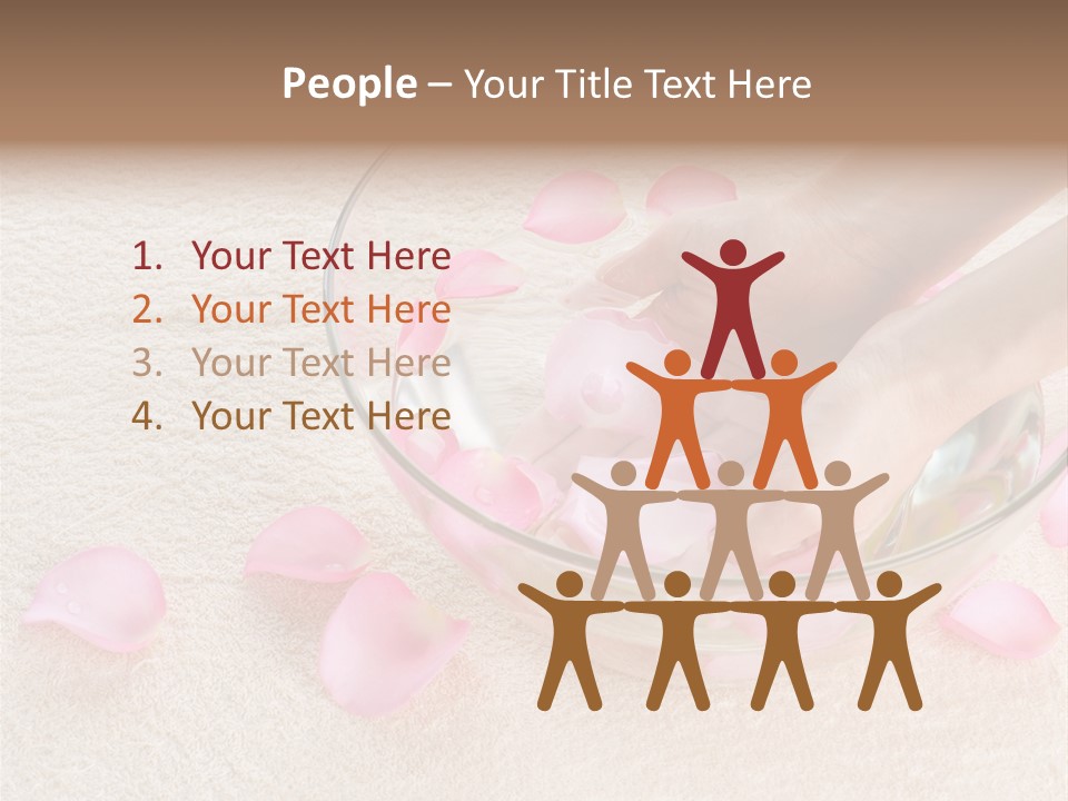 Day Relax Hand PowerPoint Template