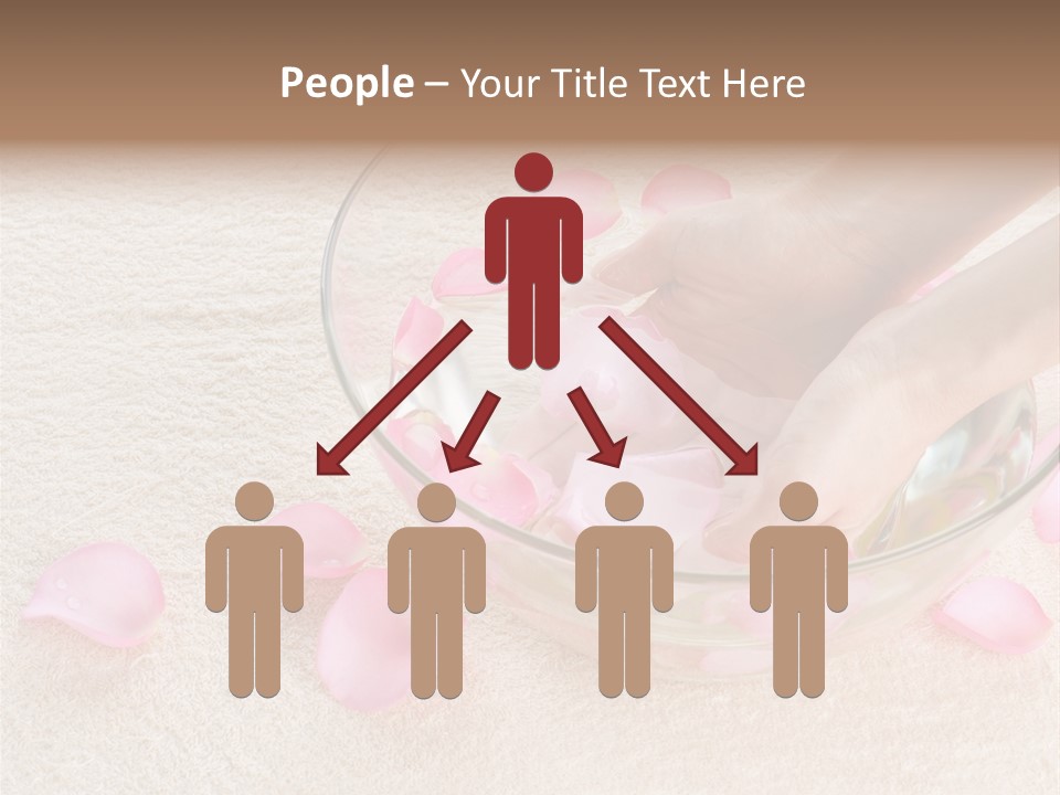 Day Relax Hand PowerPoint Template